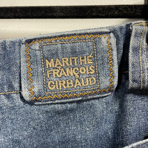 VTG 90s Marithe Francois Girbaud Blue Skater Wide Leg Jeans Mens 40 READ DESCRIP - Picture 8 of 9
